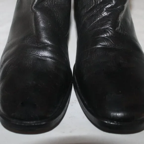 $498 Cole Haan Made in Italy Stretch Leather Tall Knee High Boots Sz 8 - Picture 5 of 13